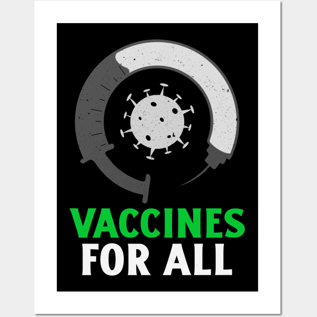 Vaccines for all Wall Art by Istanbul